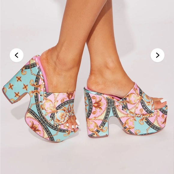 Fashion Nova Shoes - COPY - Nobody but you platform heels💕